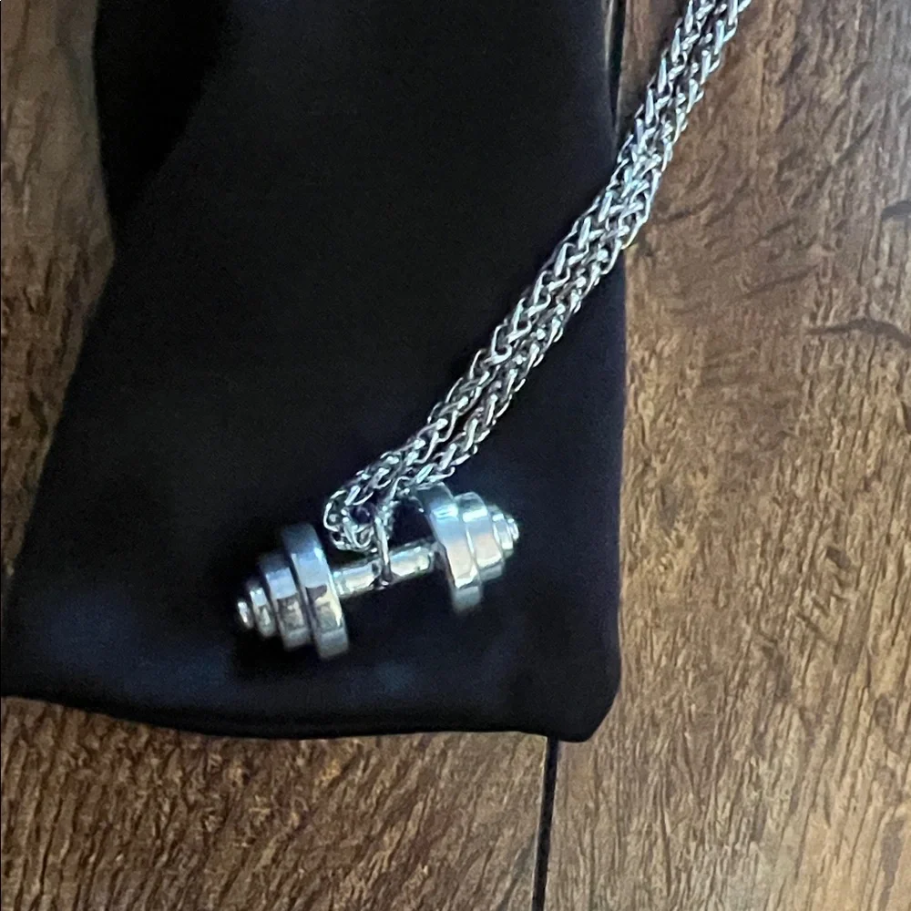 Dumbbell Necklace